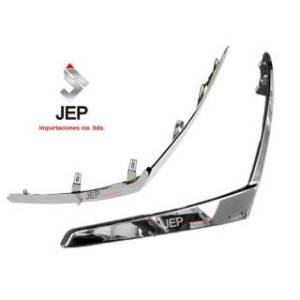 Moldura Guardachoque Delantero Nissan Kicks Cromada 2021/24 LH